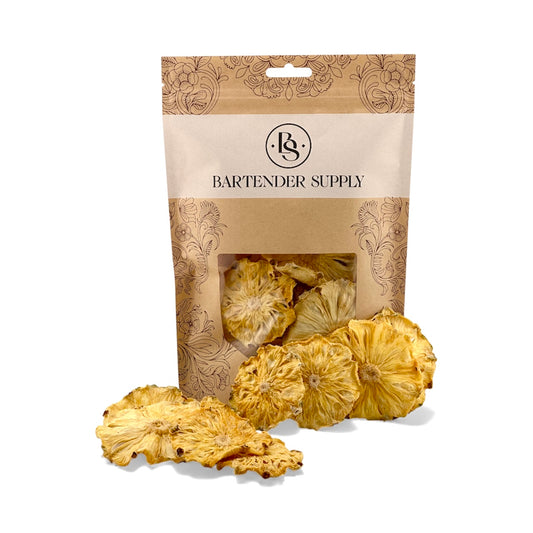 Dehydrated Pineapple Slices - Premium Cocktail Garnish