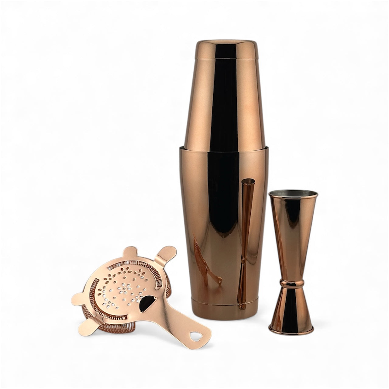 4 Piece cocktail shaker set