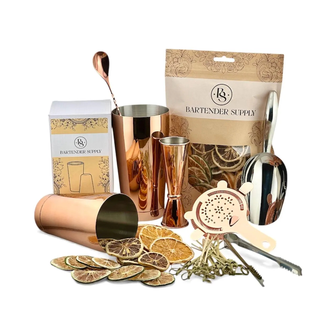 Bartender Gift Bundle Box – Complete Cocktail Making Set